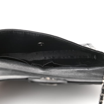Chanel Lambskin East West Chocolate Bar Flap Black 5 of 12