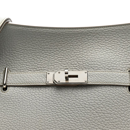 Hermes Taurillon Clemence Jypsiere 37 Gris Perle 8 of 15