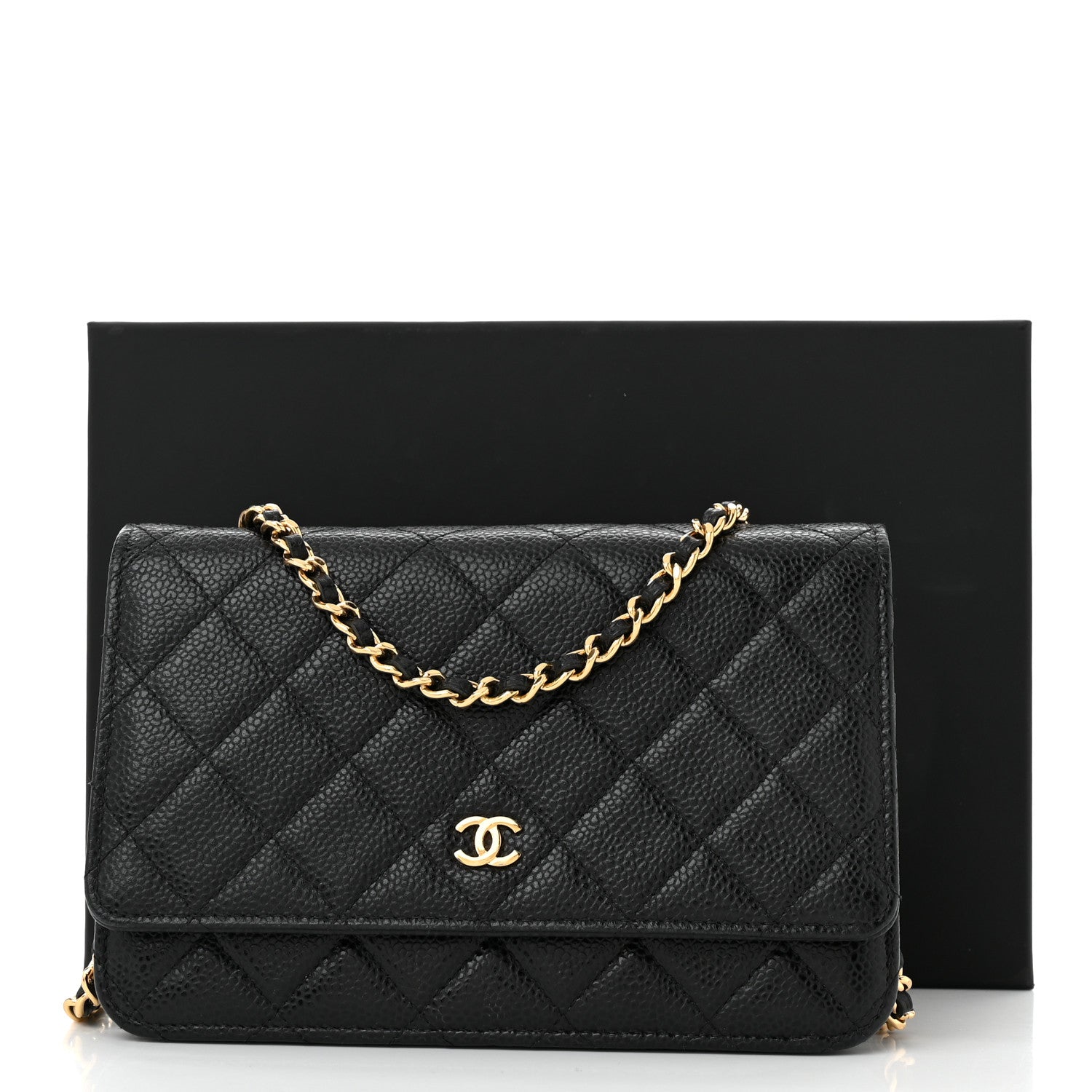 Chanel Caviar Quilted Wallet on Chain WOC Black 13 of 13