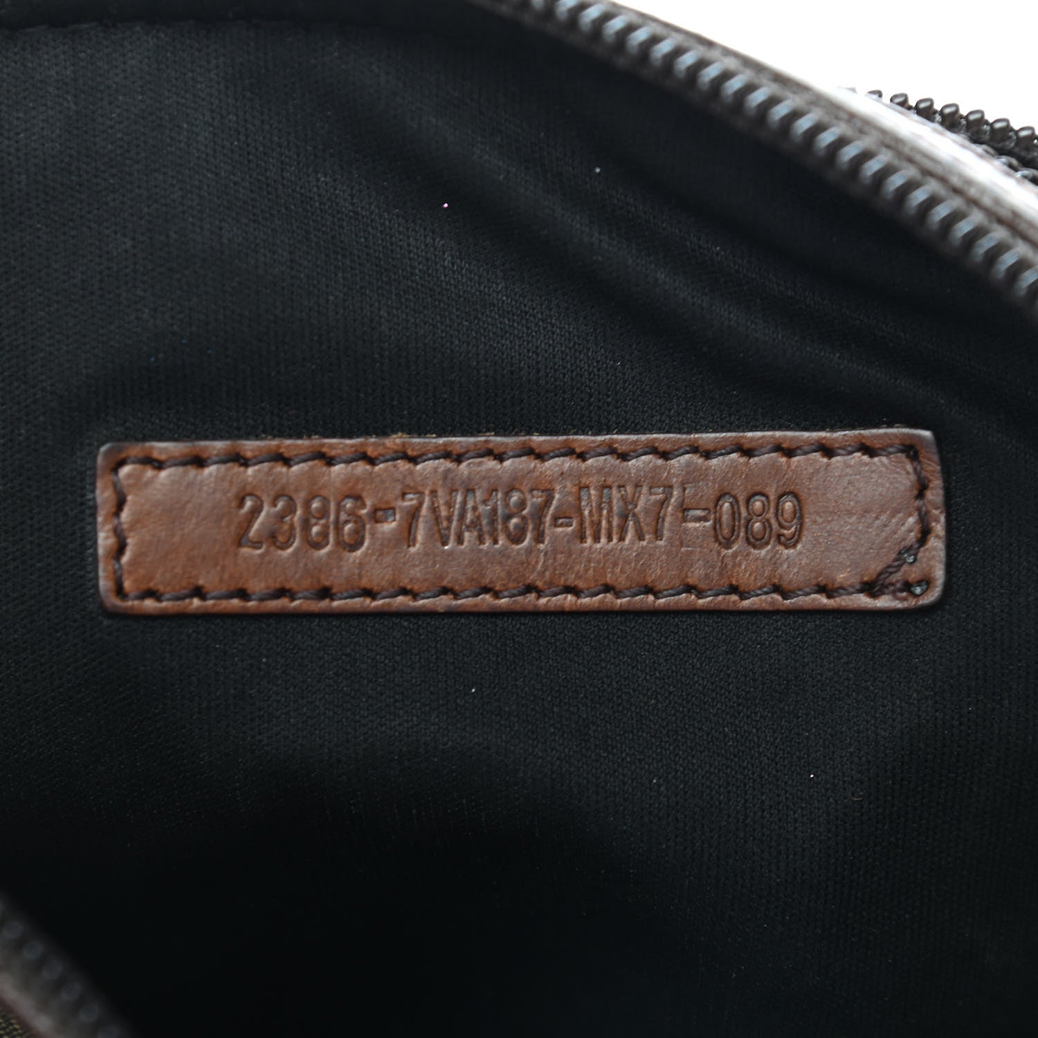 Fendi Zucca Vitello Patchwork Belt Bag Tobacco Sabbia 7 of 11