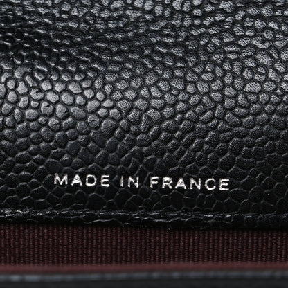 Chanel Caviar Quilted Flap Card Holder Black 7 of 8