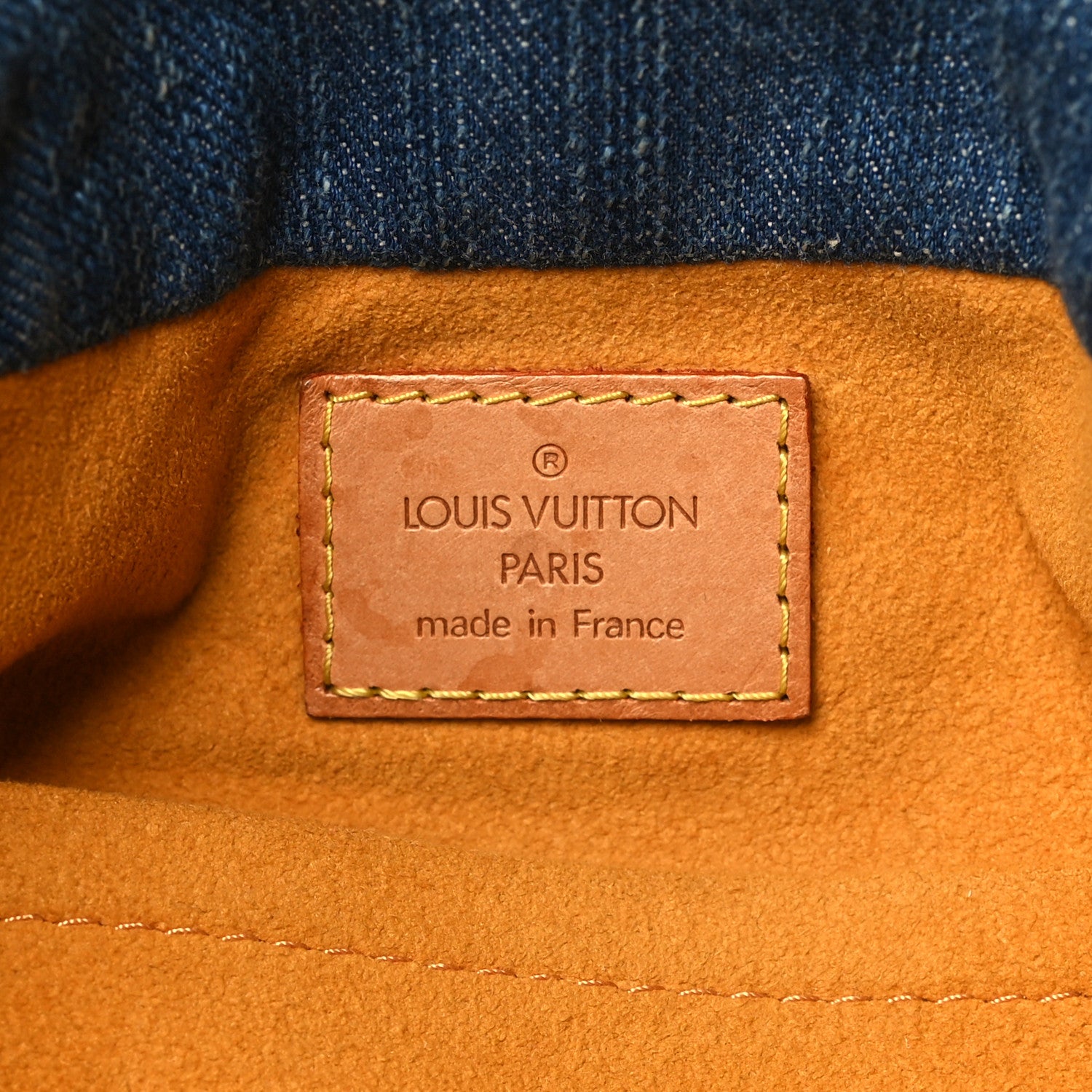 Louis Vuitton Monogram Denim Pleaty Blue 6 of 8