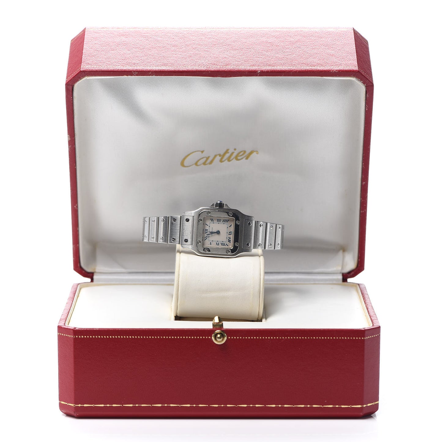 Stainless Steel 24mm Santos de Cartier Galbee Quartz Watch