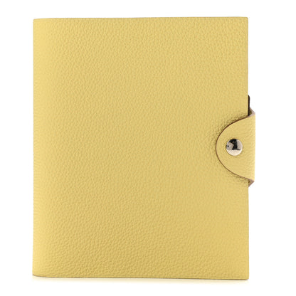Hermes Togo Ulysse PM Agenda Cover Jaune Poussin 1 of 7