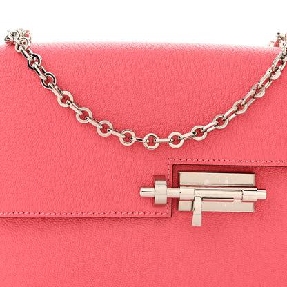 Hermes Chevre Mysore Mini Verrou Chaine Bag Rose Lipstick 8 of 10
