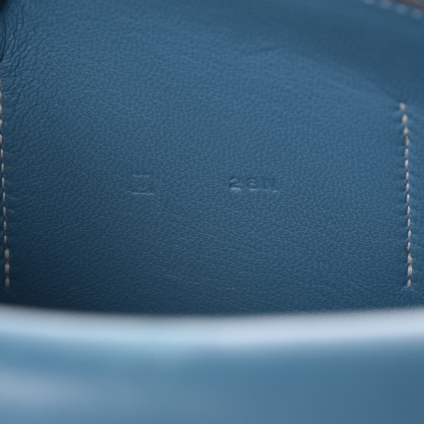 Togo Dogon Duo Wallet Blue Jean