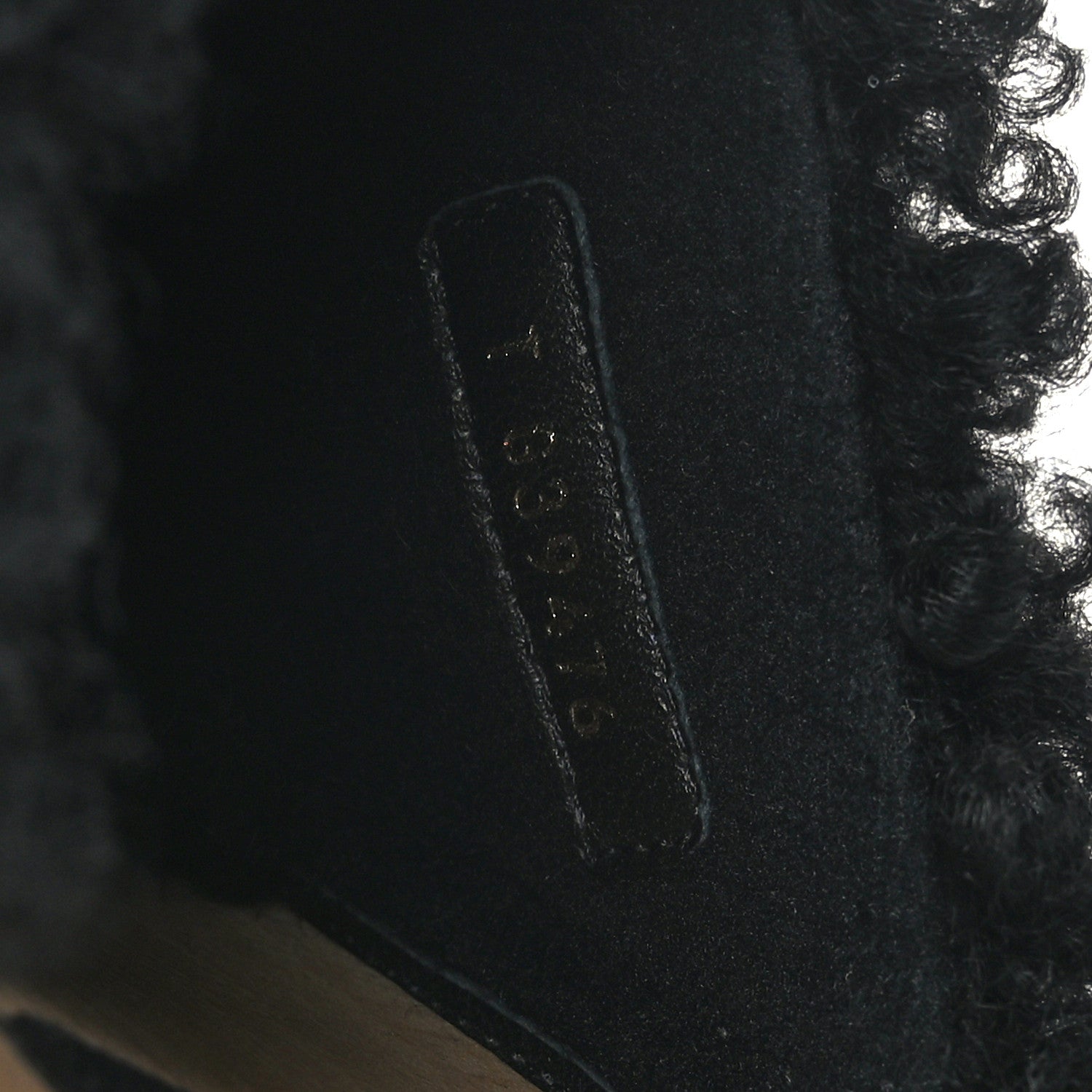 Chanel Shearling Lambskin Clogs 39 Black 7 of 8