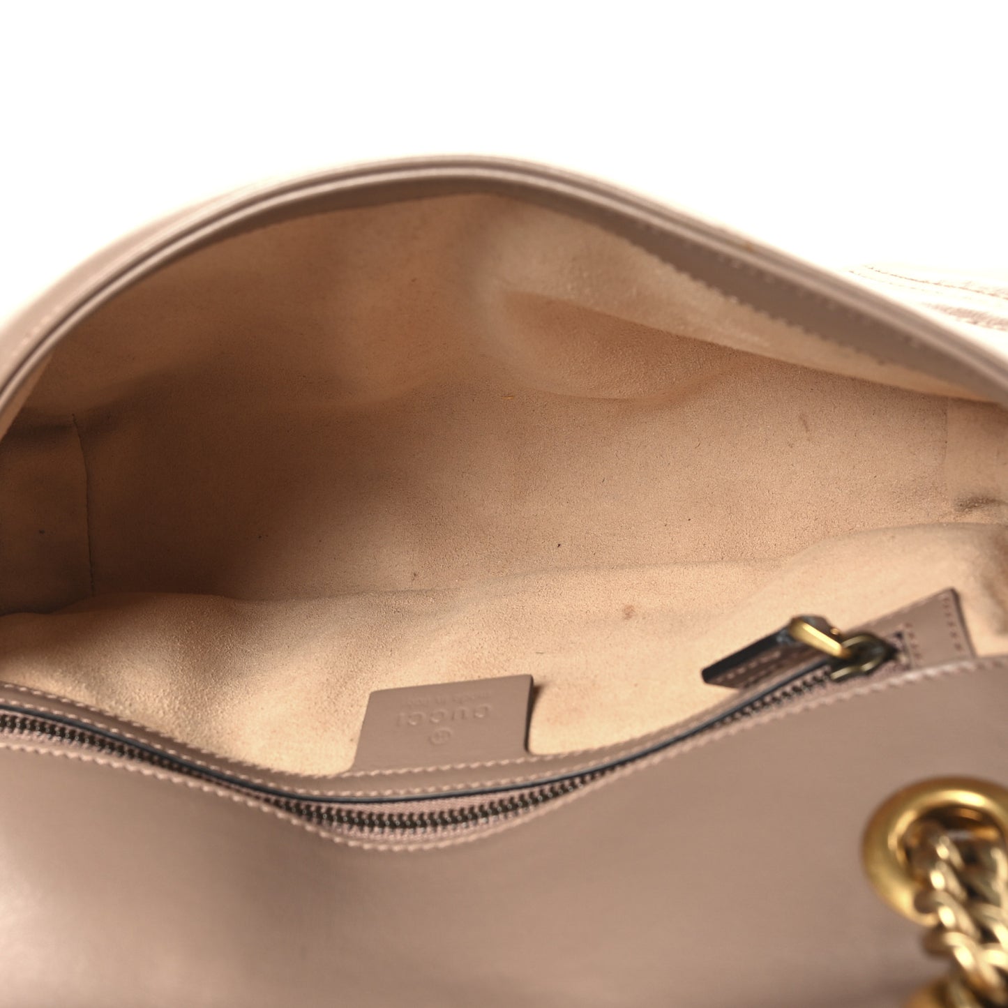 Calfskin Matelasse Small GG Marmont Shoulder Bag Porcelain Rose