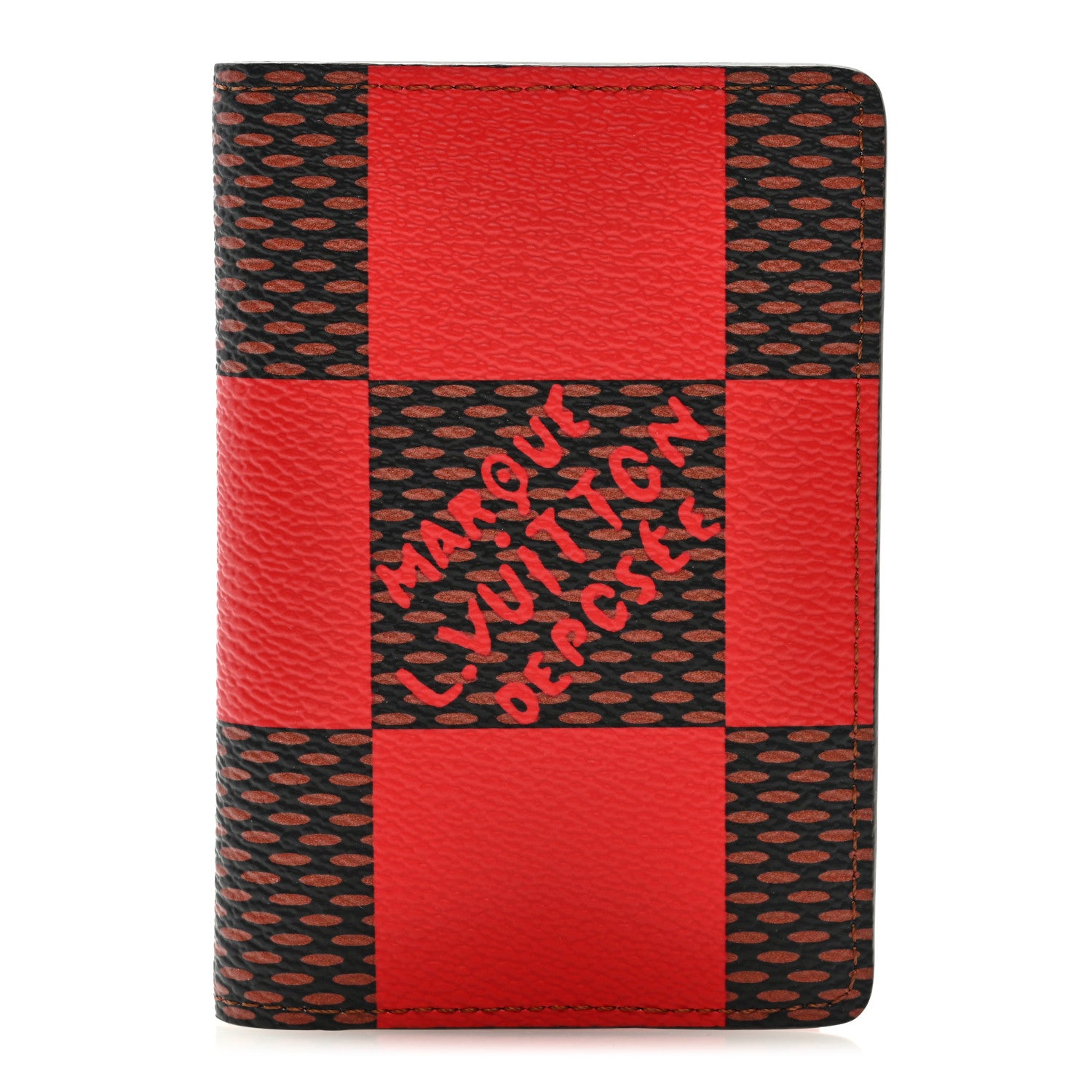Louis Vuitton Damier Pop Pocket Organizer NM Red 1 of 6