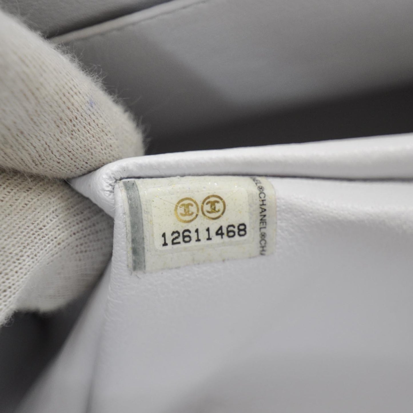 Distressed Leather 2.55 Reissue 227 Jumbo Flap White