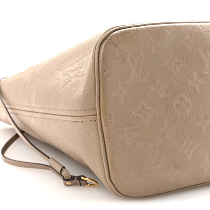 Louis Vuitton Empreinte Monogram Giant Neverfull MM Tourterelle 9 of 10