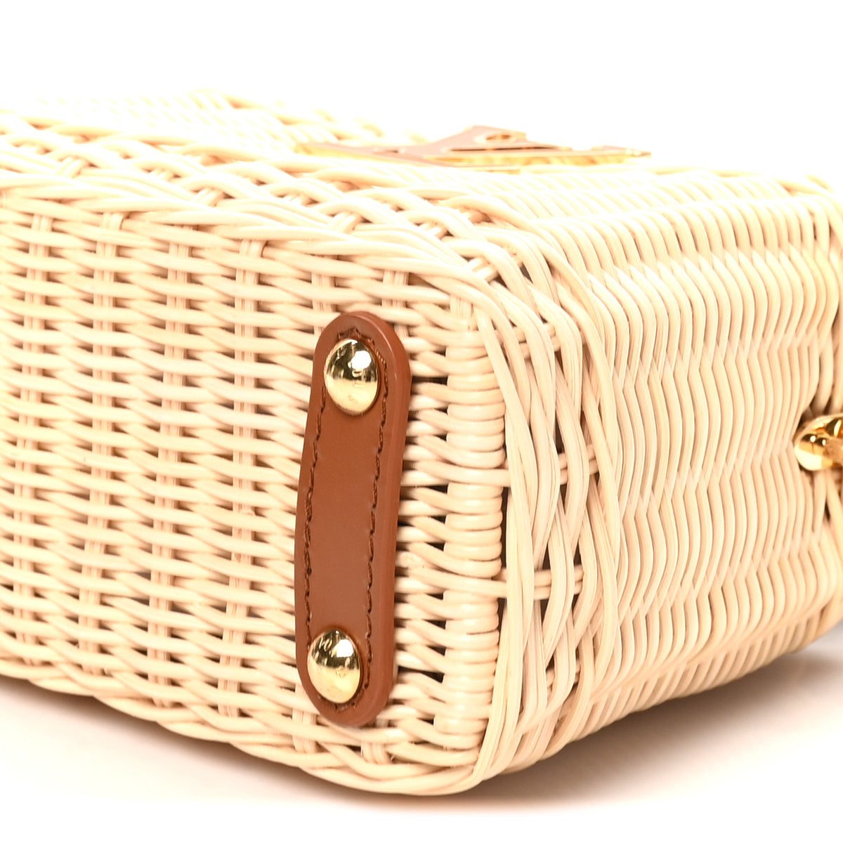 Louis Vuitton Rattan Calfskin Capucines Mini Brown 8 of 8