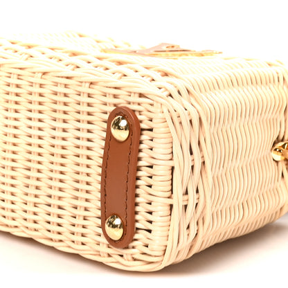 Louis Vuitton Rattan Calfskin Capucines Mini Brown 8 of 8