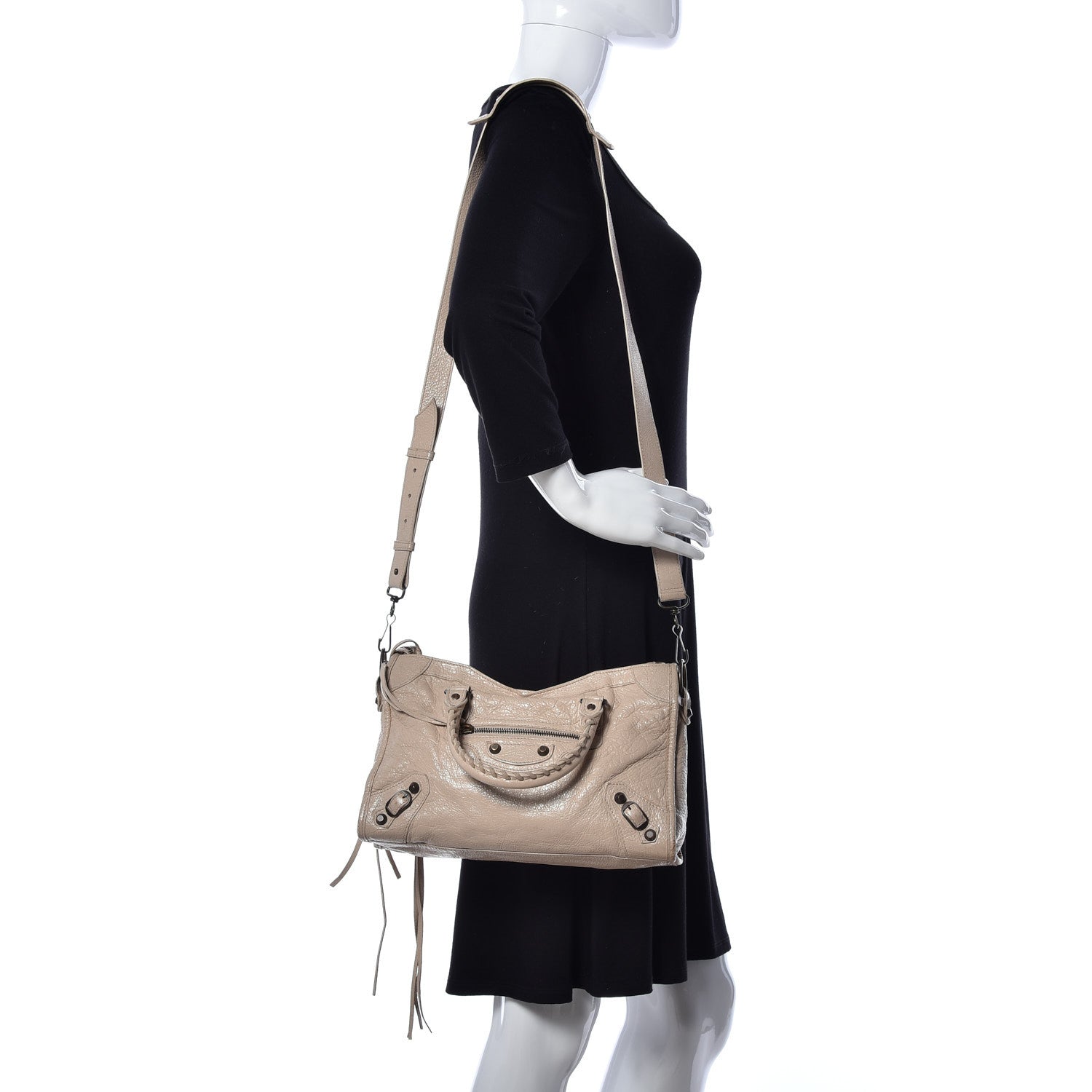 Balenciaga Agneau Classic Hardware S City Beige Praline 2 of 10