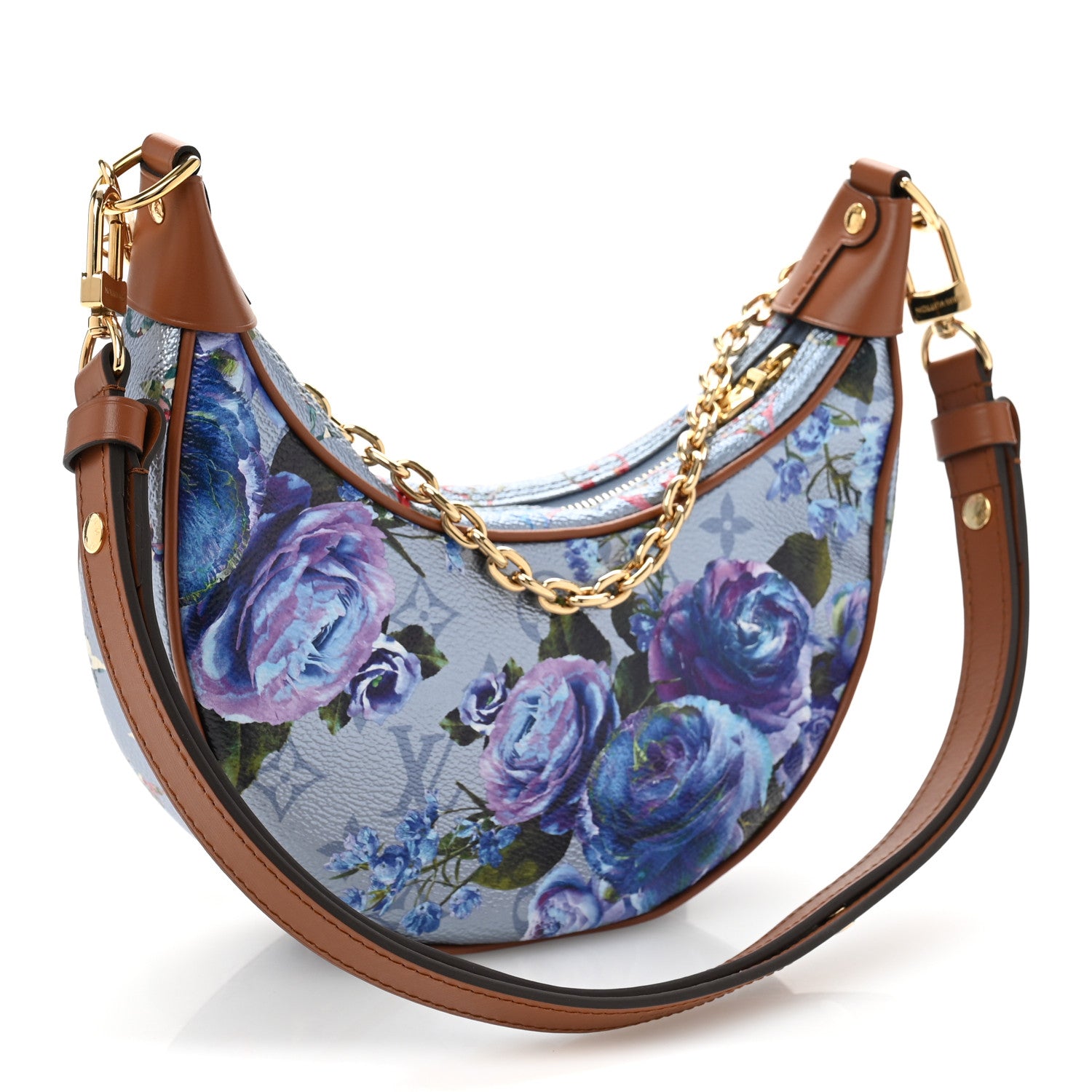 Louis Vuitton Metallic Monogram LV Garden Loop PM Blue 3 of 10