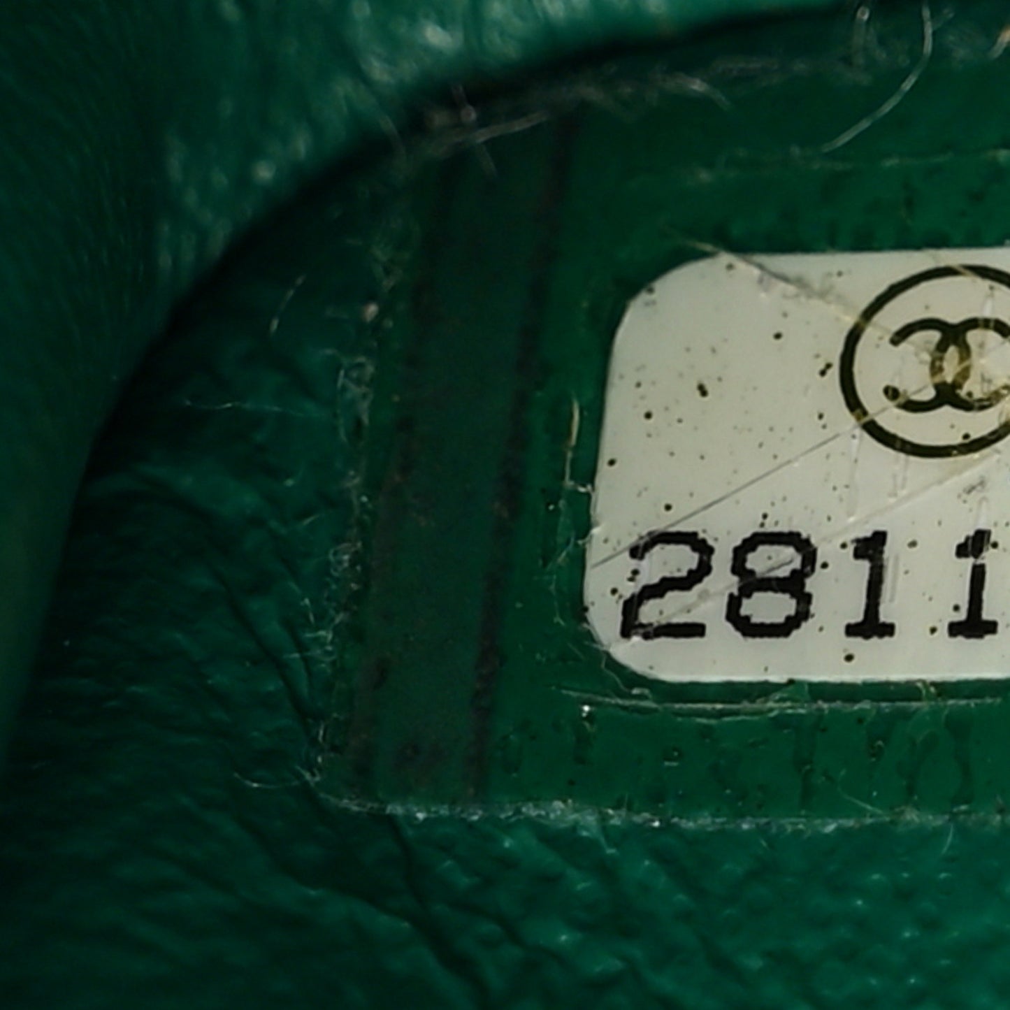 Aged Calfskin Quilted 2.55 Reissue Mini Flap Green