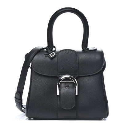 Delvaux Grained Calfskin Mini Brillant Satchel Black 1 of 9