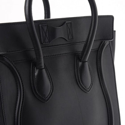 Celine Smooth Calfskin Mini Luggage Black 12 of 14