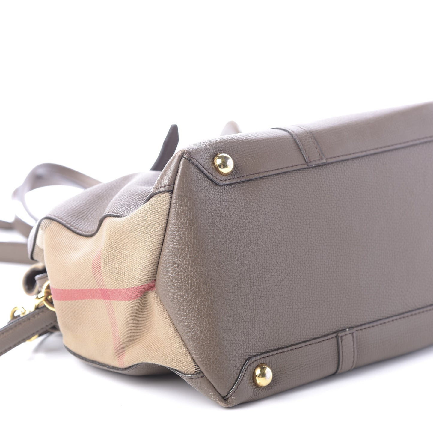 Grainy Calfskin House Check Mason Diaper Tote