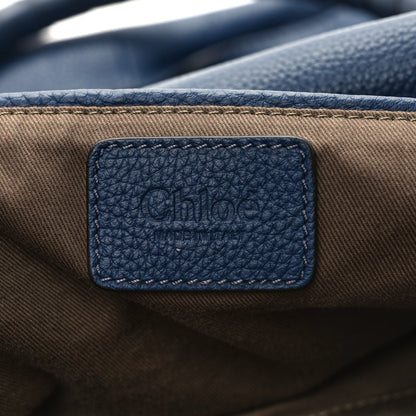 Chloe Calfskin Small Marcie Satchel Royal Navy 6 of 9