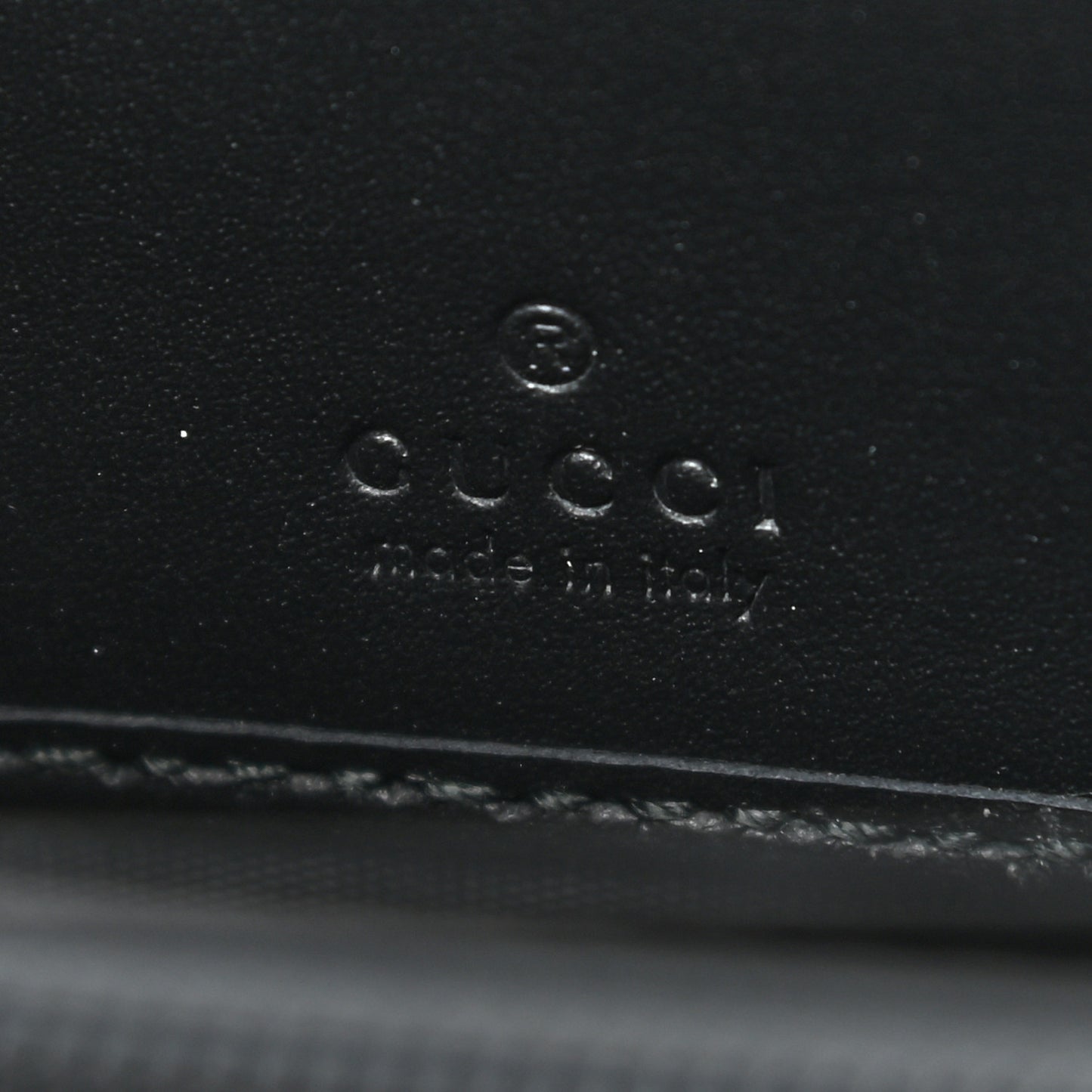 GG Supreme Monogram Bees Zip Around Wallet