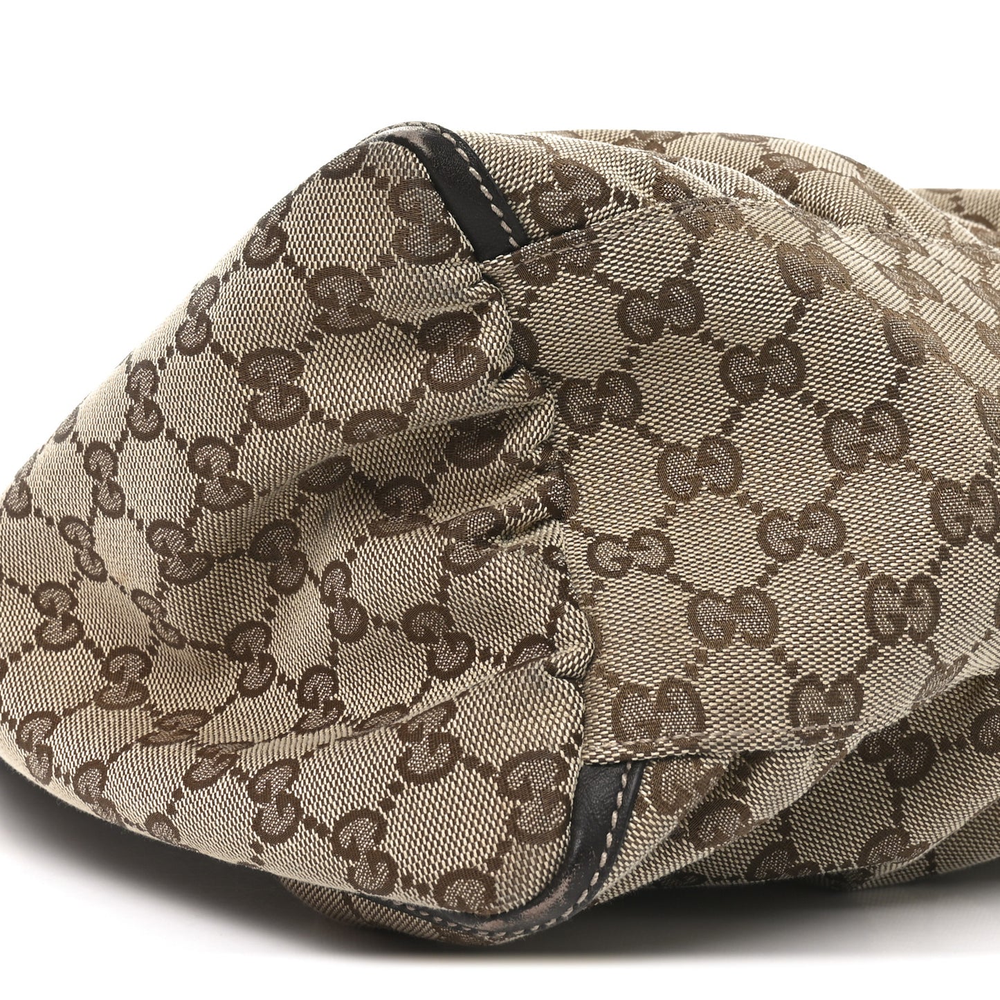 Monogram Large D Gold Hobo Dark Brown