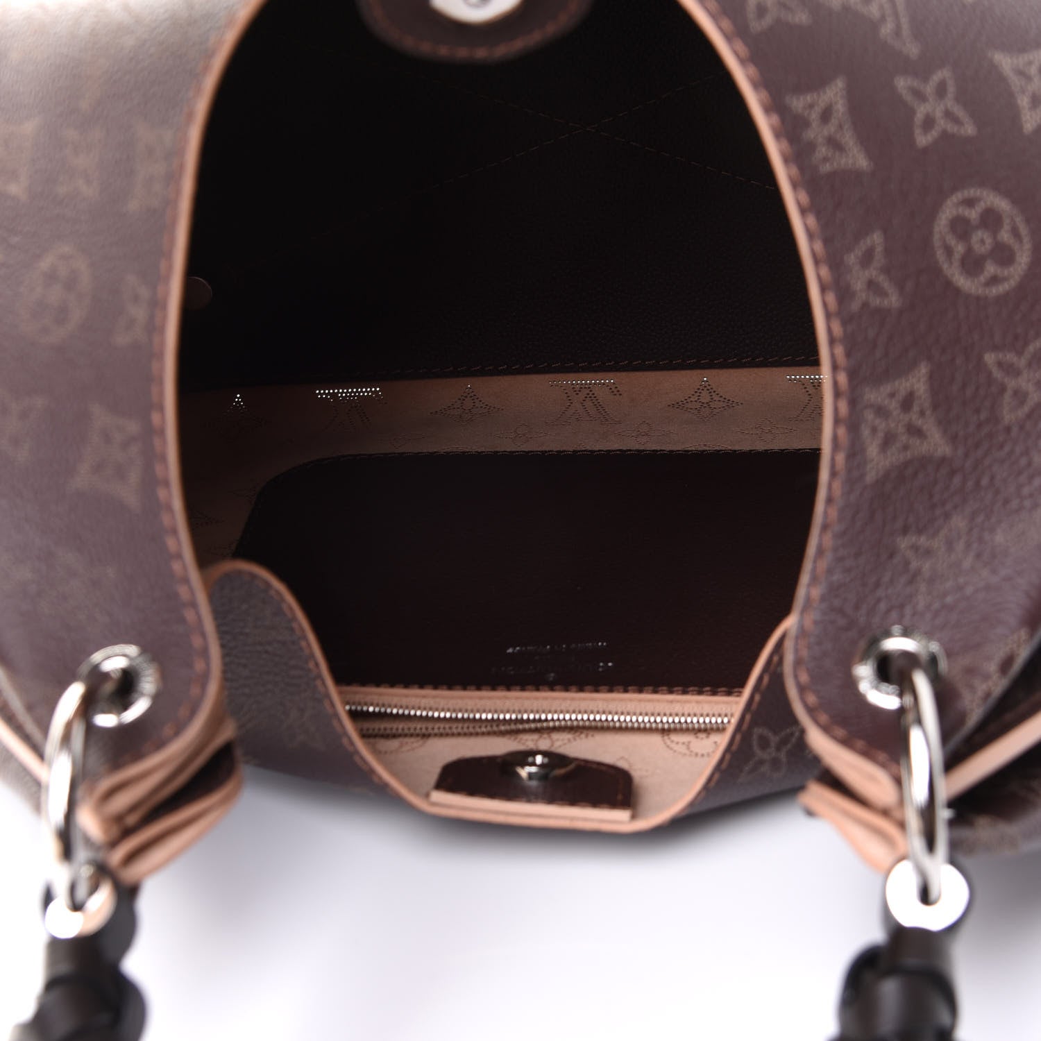 Louis Vuitton Mahina Carmel Hobo Chocolate 5 of 9