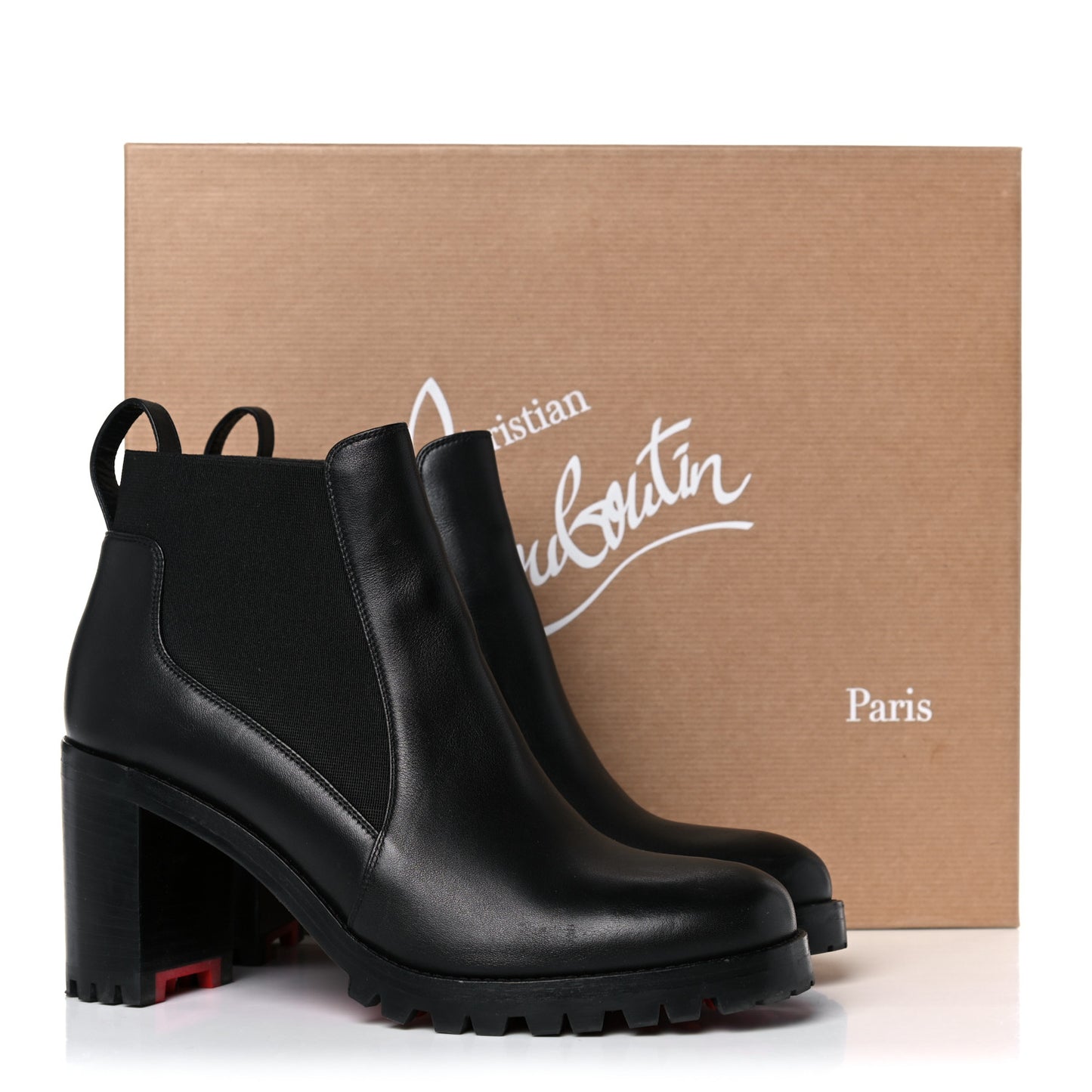 Calfskin Marchacroche 70 Chelsea Boots 37 Black