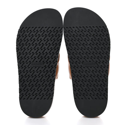 Hermes Nappa Extra Sandals 38 Naturel 6 of 10