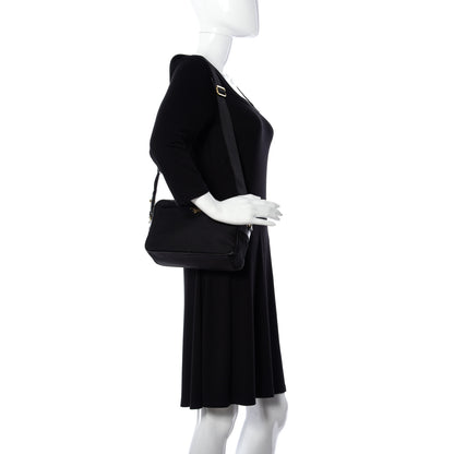 Prada Tessuto Nylon Soft Calf Camera Bag Black 2 of 9