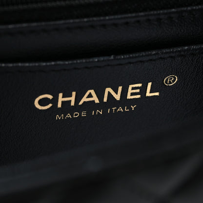 Chanel Lambskin Quilted Mini Rectangular Flap Black 6 of 10