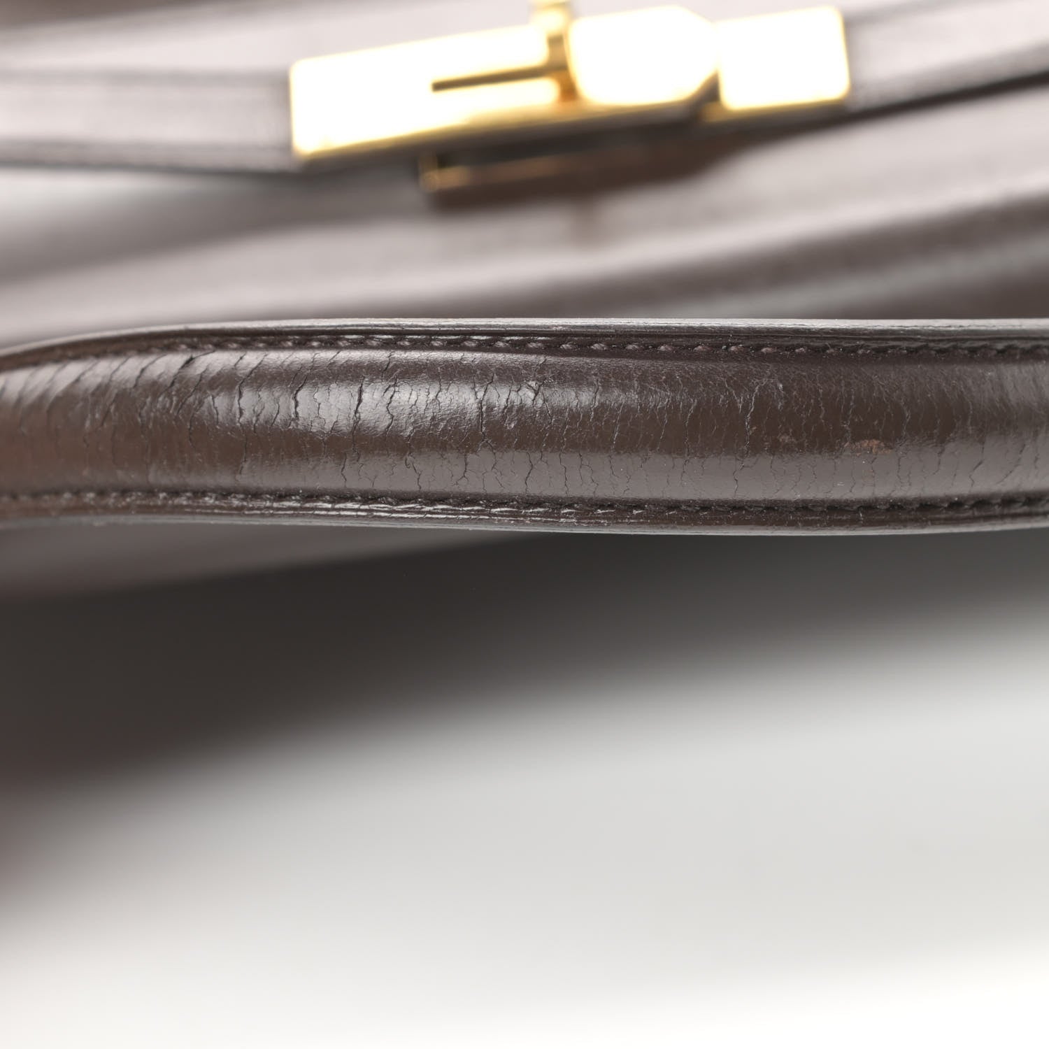 Hermes Box Kelly Retourne 32 Chocolate 21 of 21