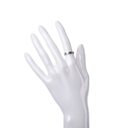 Cartier 18K White Gold 3.5mm LOVE Wedding Band Ring 49 4.75 2 of 4