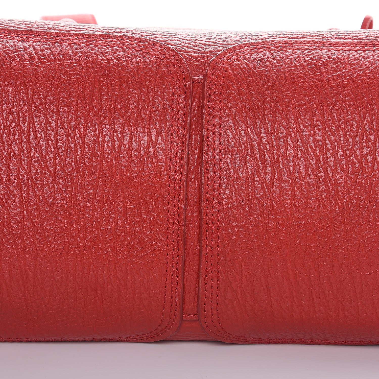 3.1 Phillip Lim 3.1 Textured Calfskin Large Pashli Satchel Red 8 of 9
