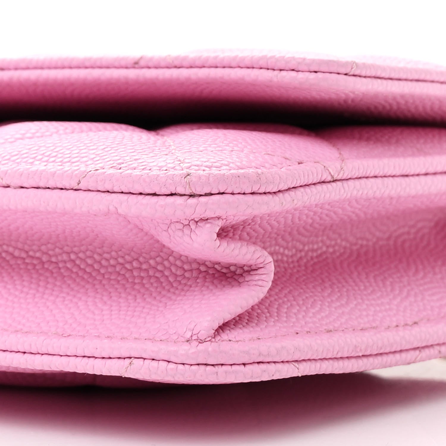 Chanel Caviar Quilted Wallet On Chain WOC Pink 11 of 15