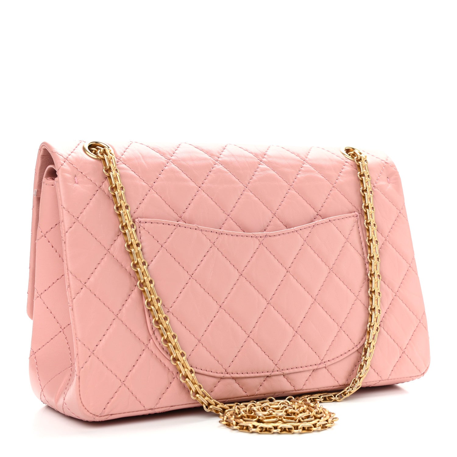 Chanel Aged Calfskin Quilted 2.55 Reissue 226 Flap Pink 3 of 11