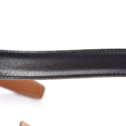 Hermes Box Chamonix 24mm Constance H Belt 65 Black Natural 13 of 16
