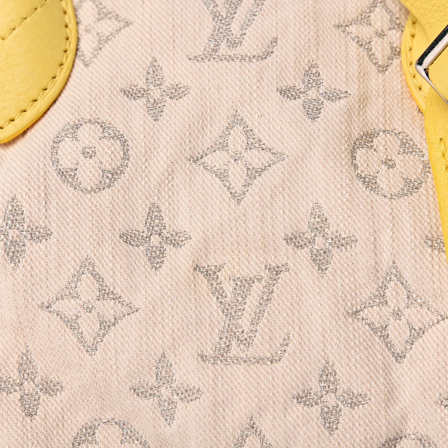 Louis Vuitton Monogram Denim Speedy Round Yellow 15 of 15