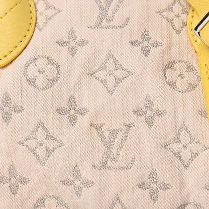Louis Vuitton Monogram Denim Speedy Round Yellow 15 of 15