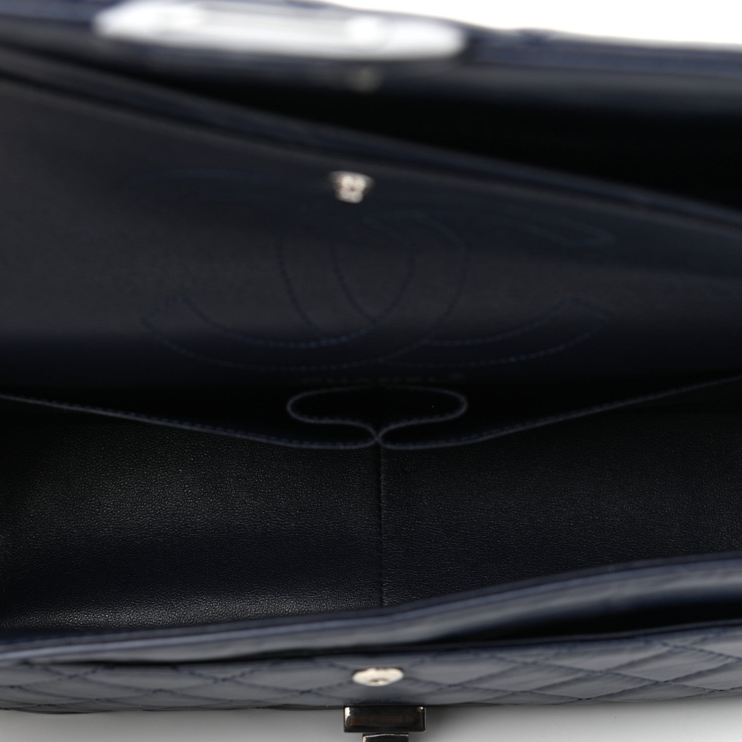 Chanel Aged Calfskin Quilted 2.55 Reissue 226 Flap Navy Blue 5 of 12