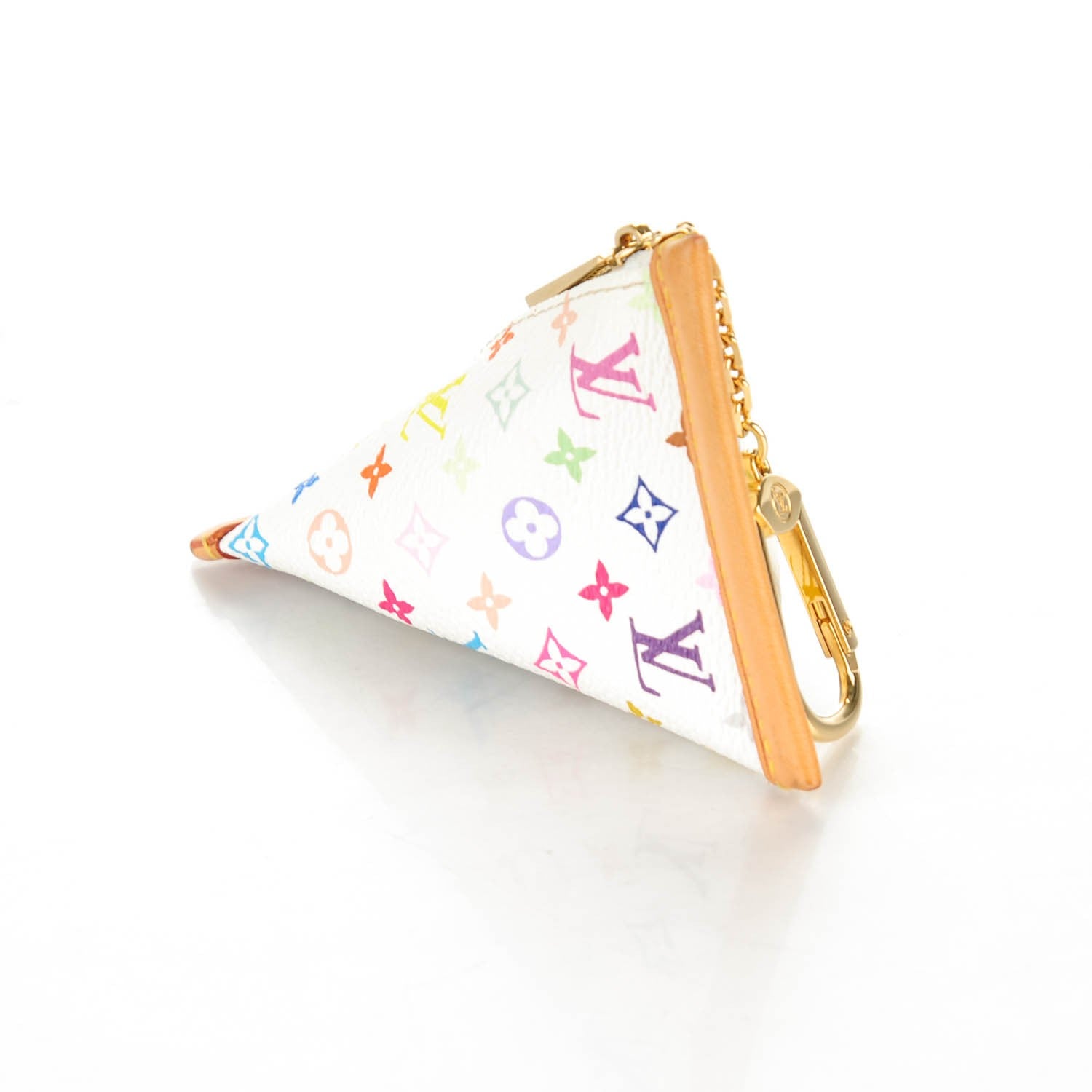 Louis Vuitton Monogram Multicolor Berlingot Coin Purse White 4 of 5