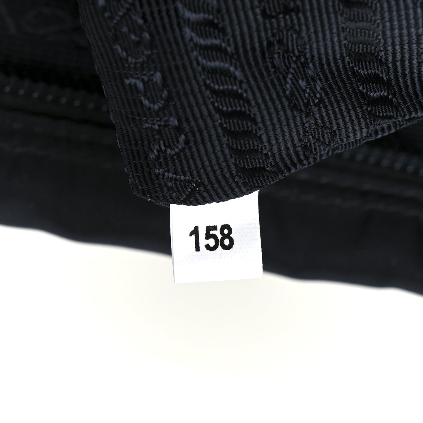 Tessuto Nylon Saffiano Double Buckle Messenger Shoulder Bag Black