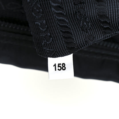 Prada Tessuto Nylon Saffiano Double Buckle Messenger Shoulder Bag Black 7 of 10