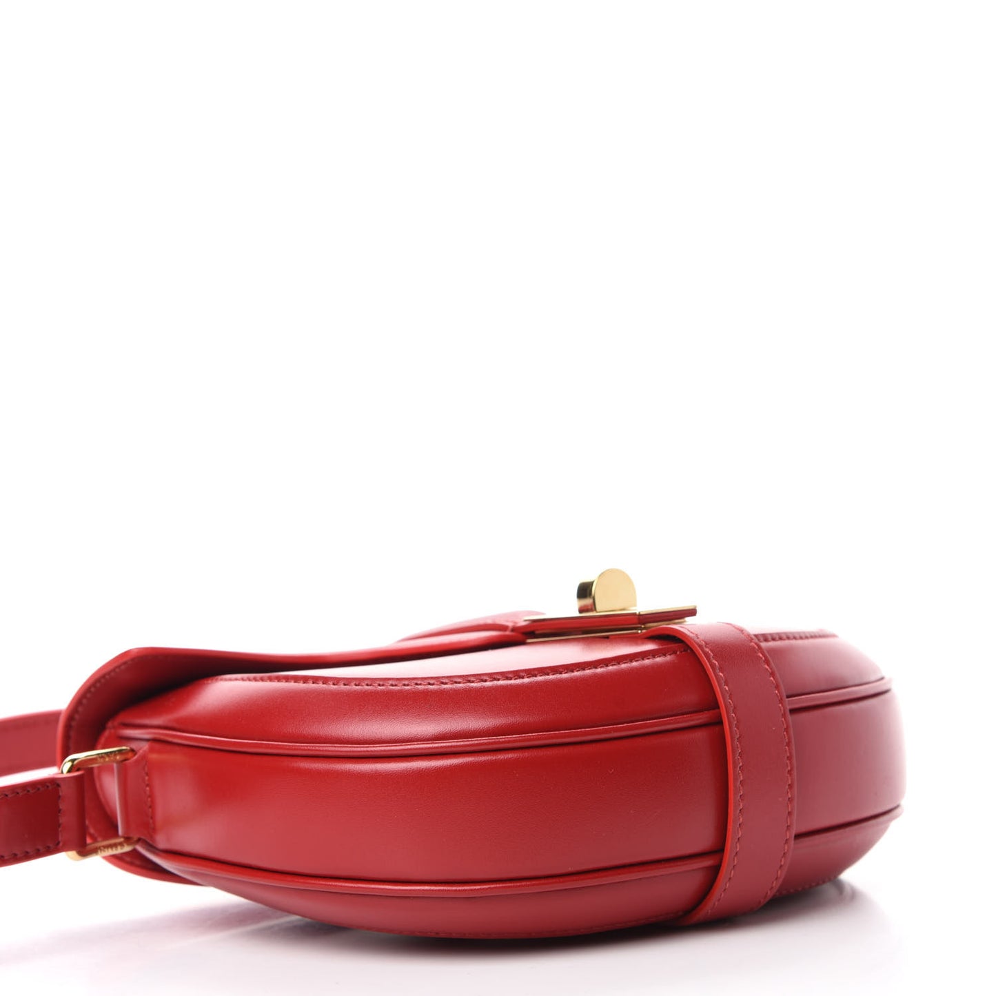 Satinated Calfskin Besace Small 16 Red