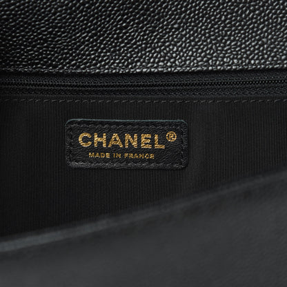 Chanel Caviar Quilted New Medium Boy Flap Black 6 of 12