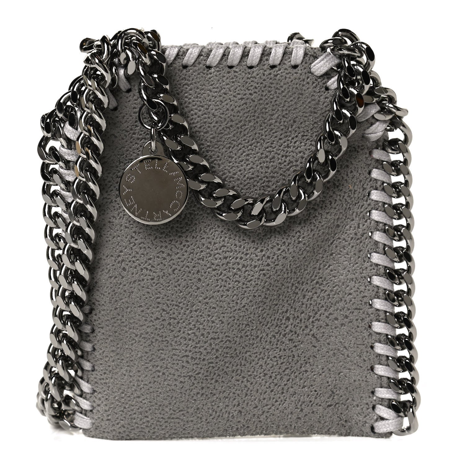 Stella McCartney Shaggy Deer Tiny Falabella Tote Grey 1 of 8