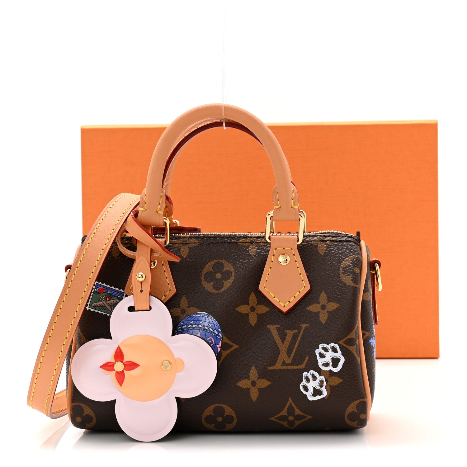 芽*子様 LOUIS VUITTON ハンドバック Louis Vuitton Monogram Vivienne Nano Speedy 1781482 – FASHIONPHILE