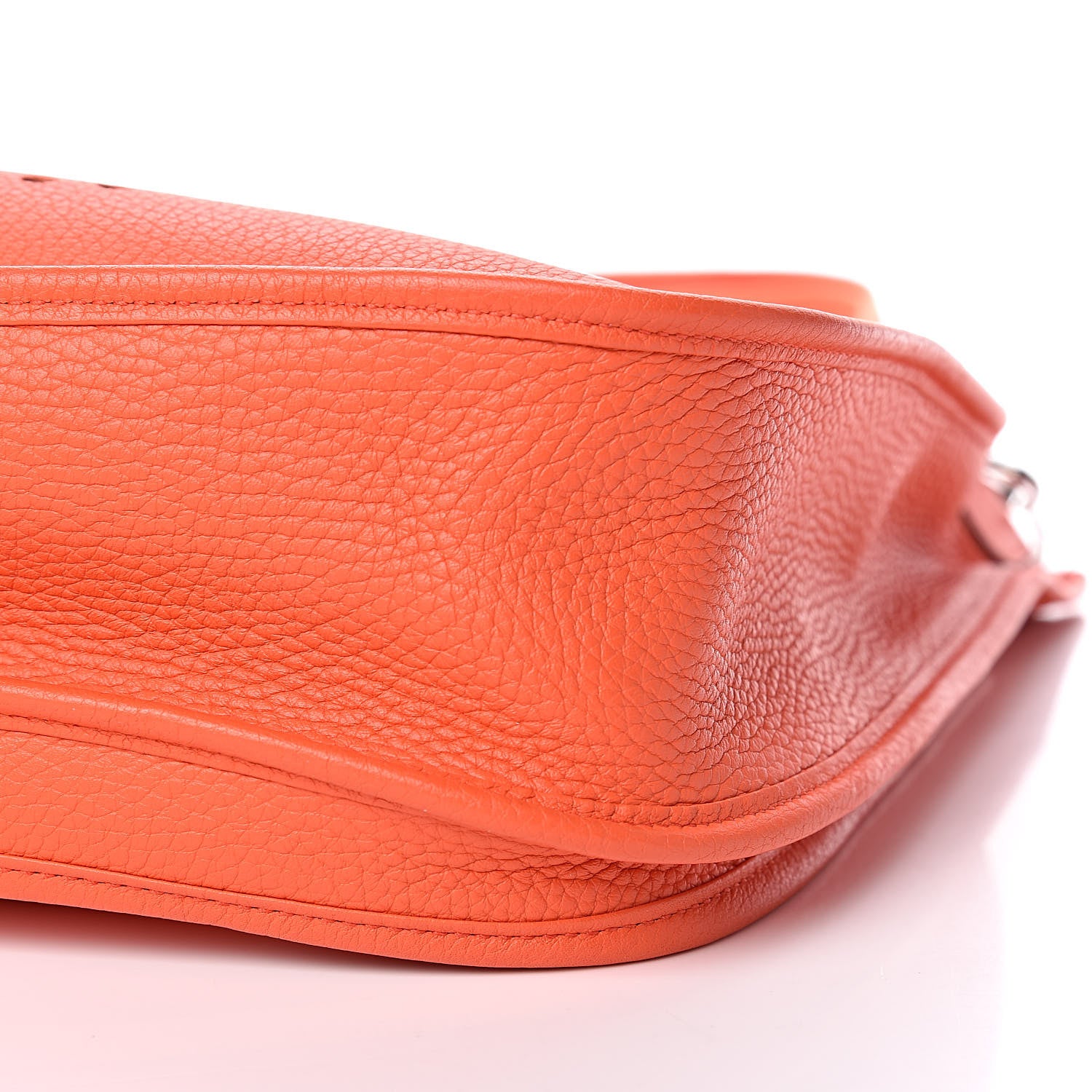 Hermes Taurillon Clemence Evelyne III GM Orange Poppy 6 of 9