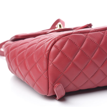 Chanel Calfskin Quilted Mini Urban Spirit Backpack Red 5 of 12