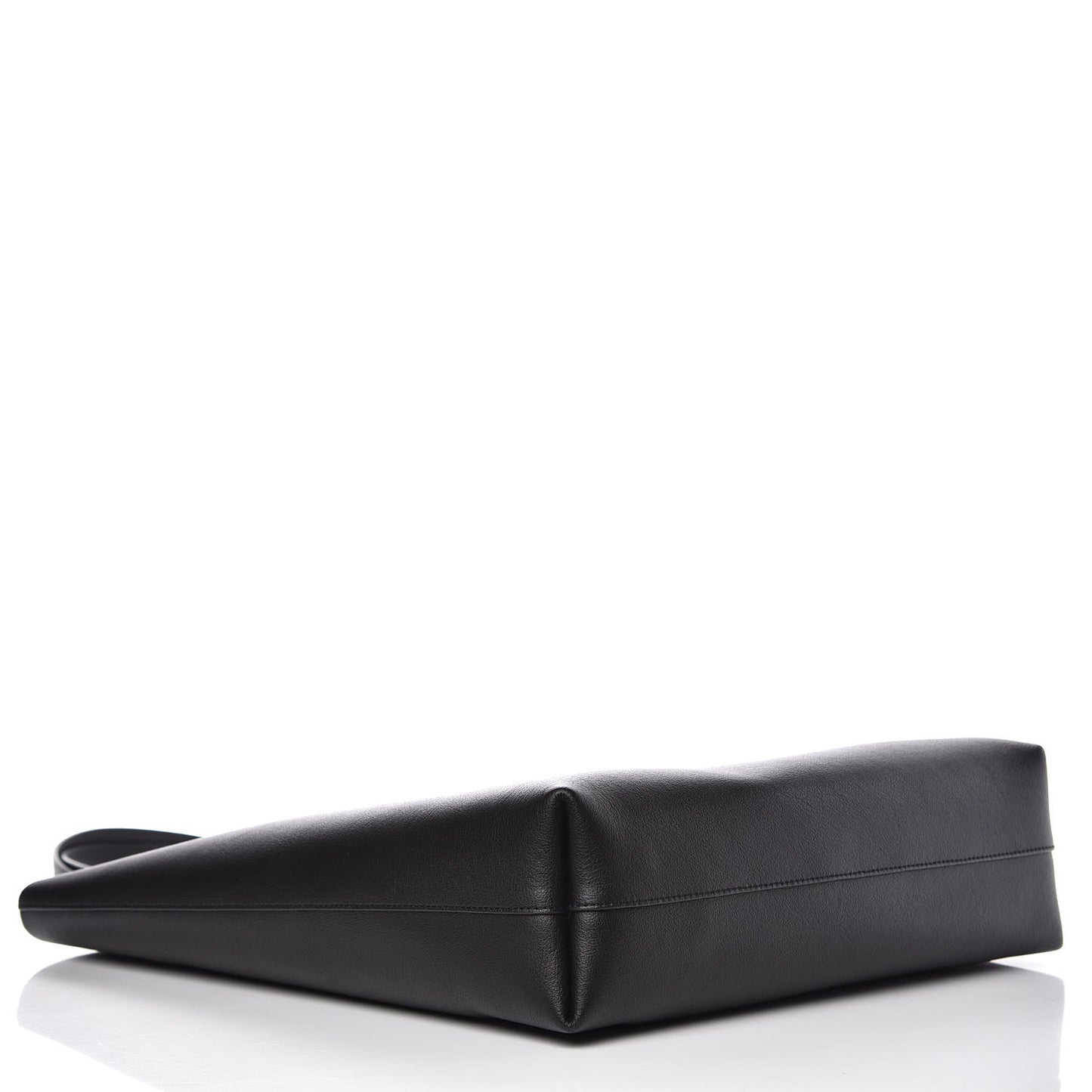 Calfskin Medium Shopping Tote Black